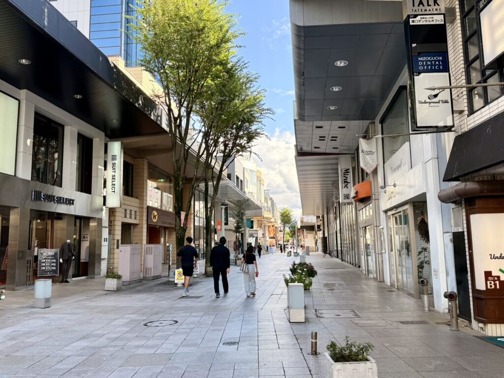 金沢竪町商店街(竪町ストリート)をまち歩き