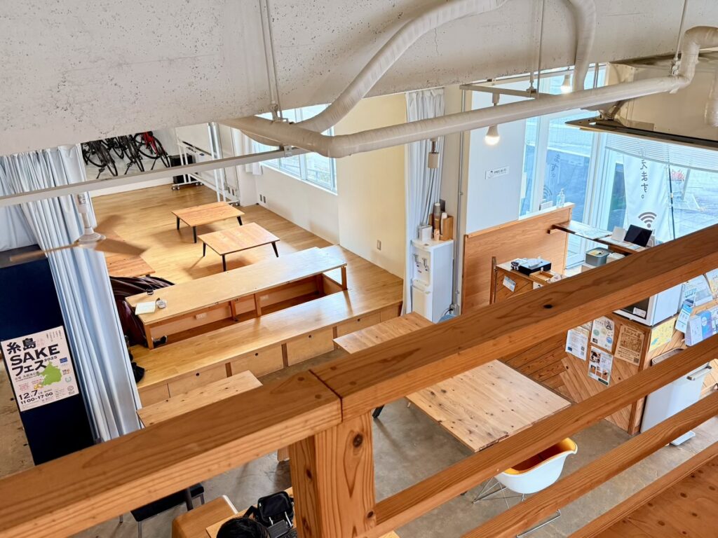 オープンコミュニティースペース ロフトから