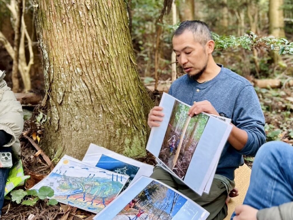 森とふれあうワークショップ 案内人の藤井芳広さん